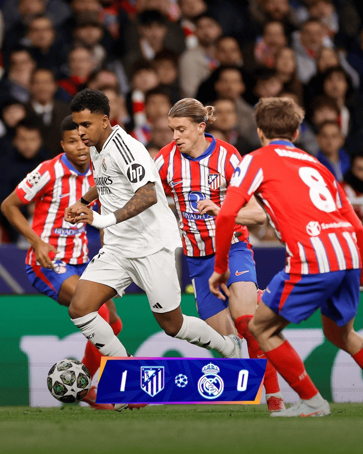 关于马竞客场失利，欧冠资格岌岌可危的信息